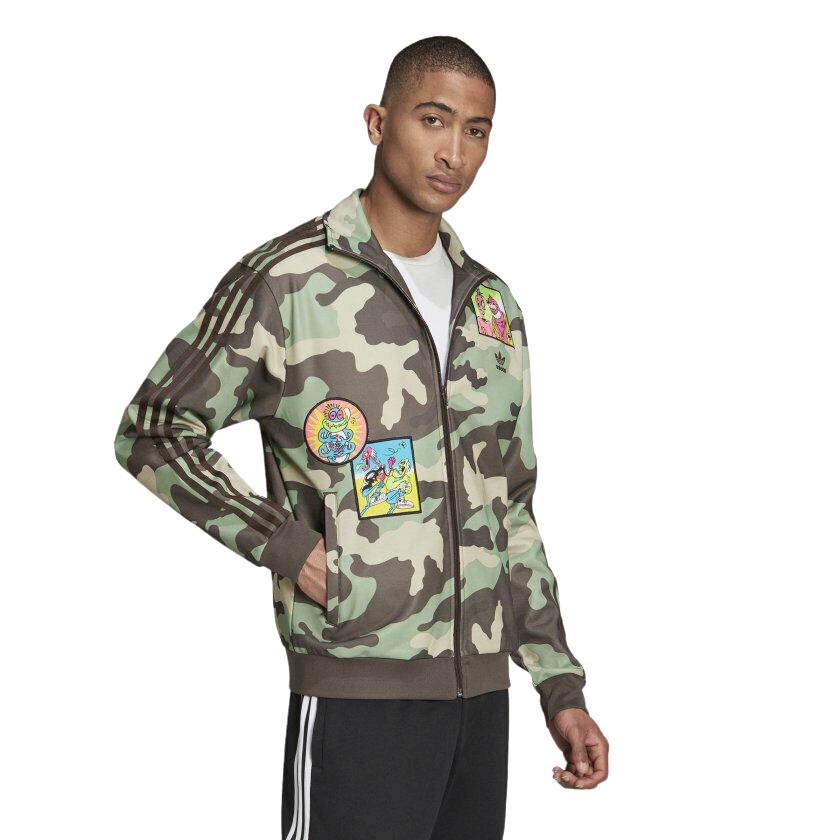 Men's Adidas Originals X Jeremy Scott Camo Track Top Jacket