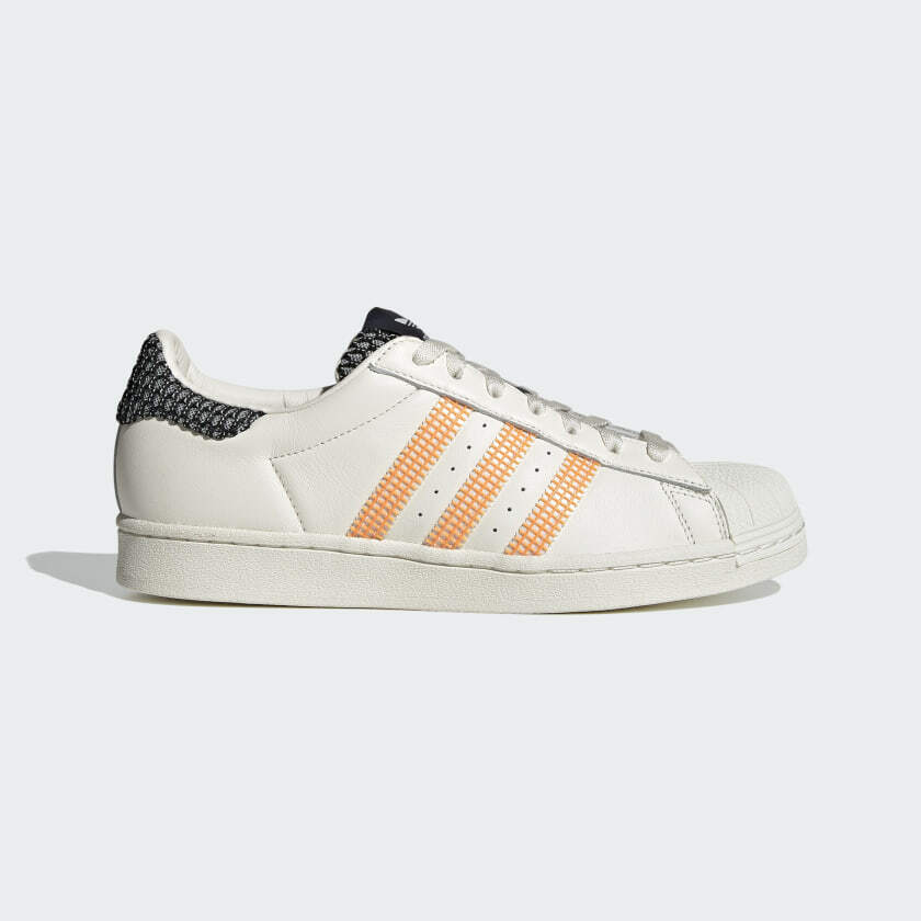 

Мужские кроссовки adidas SUPERSTAR Cloud White / Off White / Orange Rush GZ4376, Белый, GZ4376