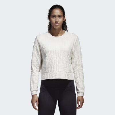 

adidas Wmns Climalite Performance Толстовка NEW для женщин CD3067 белый