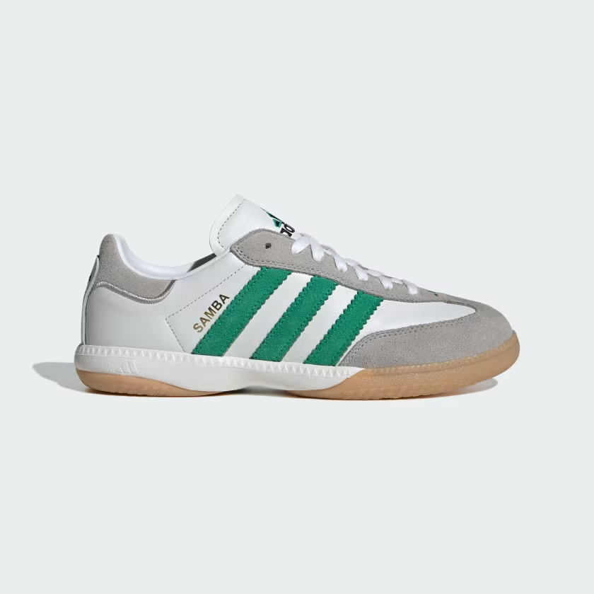 Mens  adidas Samba Millenium ID3922 Shoes Cloud White / Green / Gum