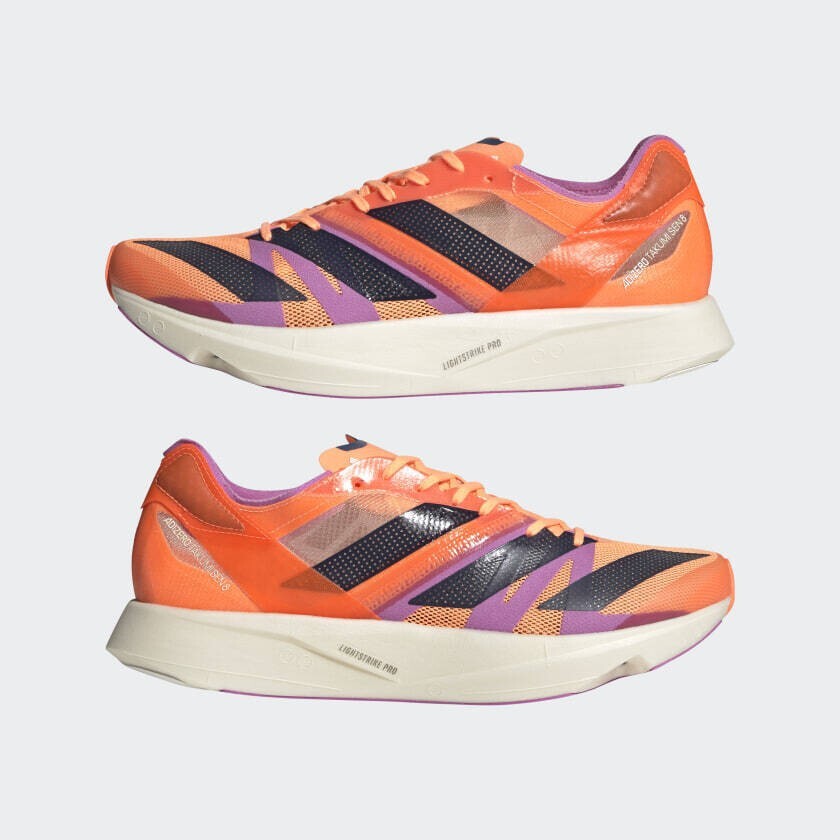 

МУЖСКИЕ КРОССОВКИ ADIDAS ADIZERO TAKUMI SEN 8 Оранжевые GX6668 размер 7,5–13, Оранжевый, adidas Adizero