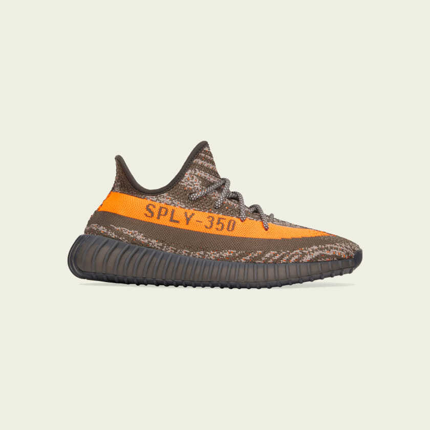 

Adidas Yeezy Boost 350 V2 Carbon Beluga HQ7045 Мужская обувь Кроссовки, Carbon beluga/steeple gray/solar red, adidas Yeezy Boost 350