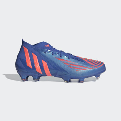 $250 ADIDAS PREDATOR EDGE .1 FG SOCCER CLEATS H02932 BLUE  MENS 11.5 WOMENS 12.5