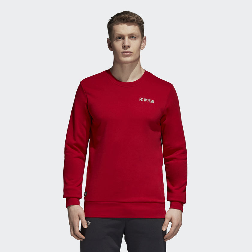 

adidas FC Bayern Толстовка с рисунком New Red Light Bone Sportswear CW7340, Красный