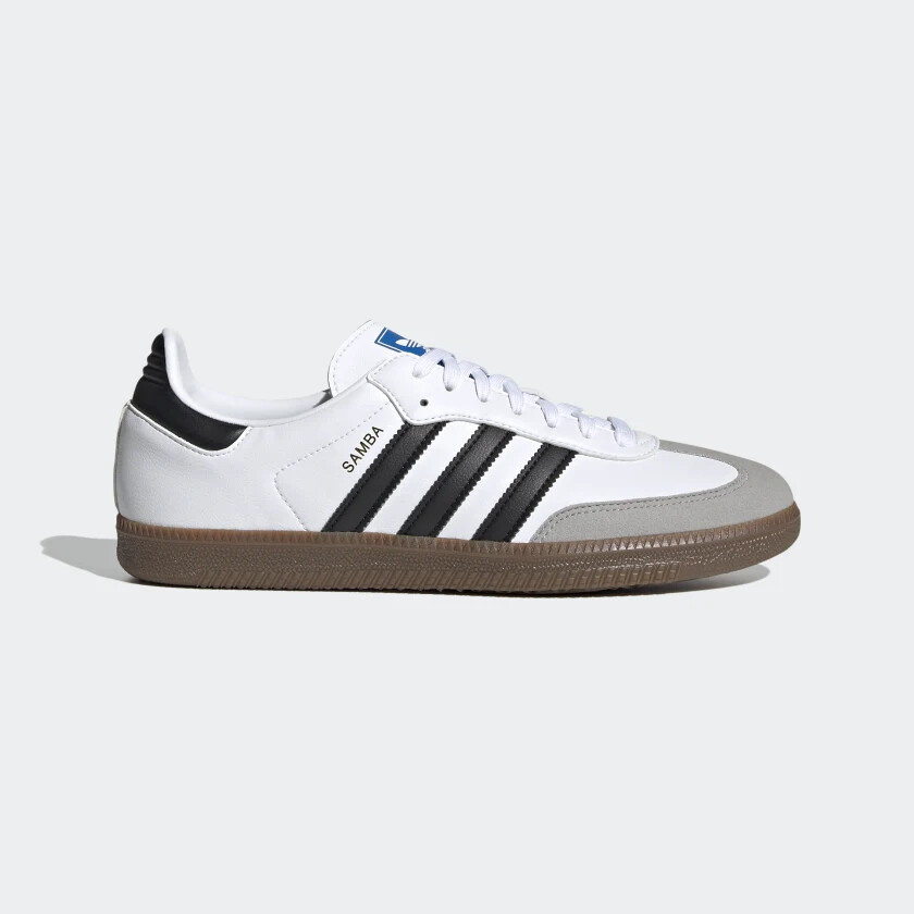 

Adidas Samba Vegan White Black H01877 Мужская обувь Кроссовки, Footwear white/core black/gum, adidas Samba