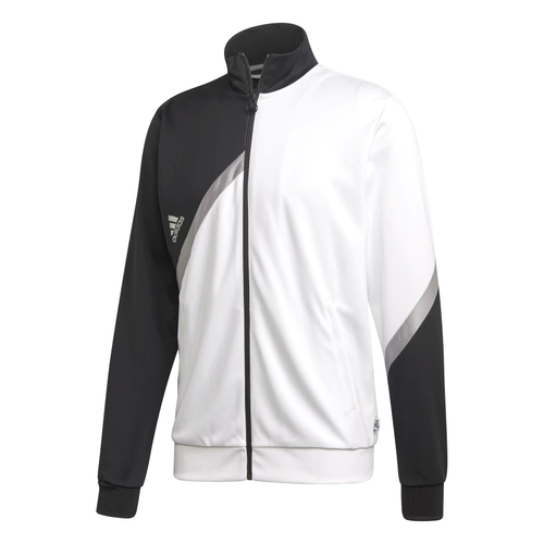 

Мужская белая/черная коричневая куртка Adidas Club Home Jacket, White/black