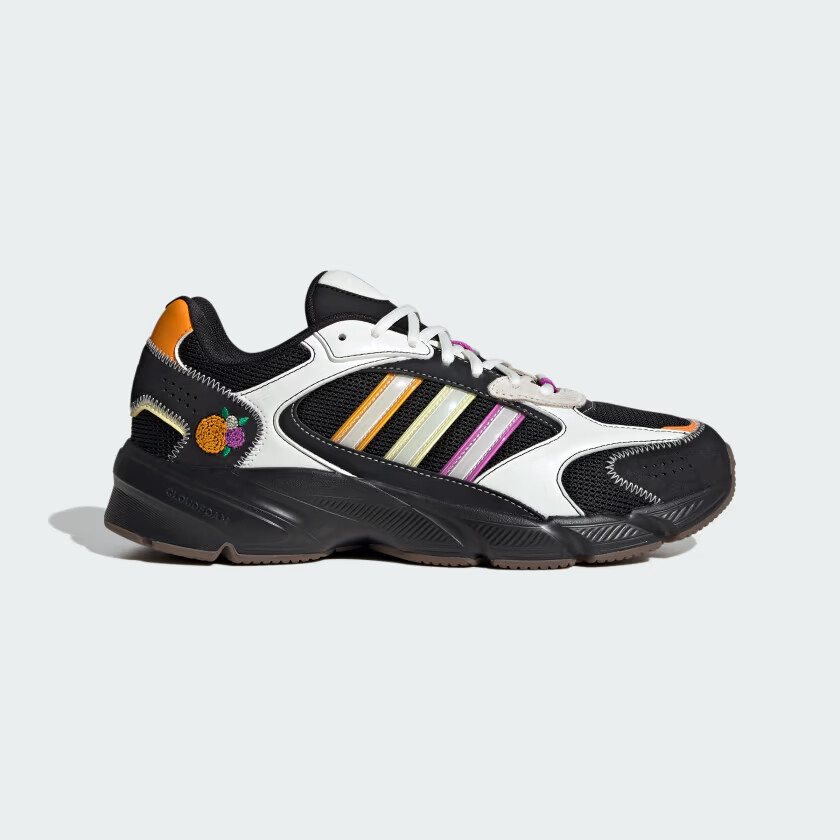 кроссовки adidas Crazychaos 2000 JH8630 Core черного / темно-белого / темно-оранжевого цвета