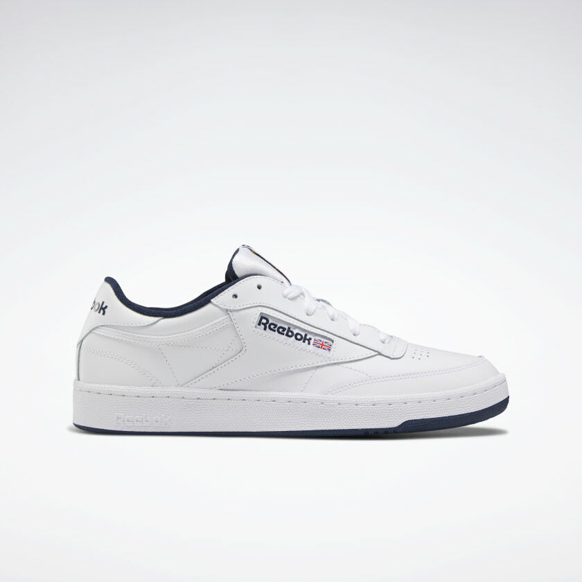 

Мужские кроссовки Reebok Classic Club C85 NEW AUTHENTIC Белый/Темно-синий AR0457, Reebok Club C 85