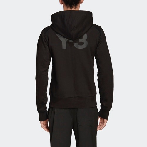 Y-3 Yohji Yamamoto X Adidas Cl Full Zip Black Logo Hoodie Jacket M / | ModeSens