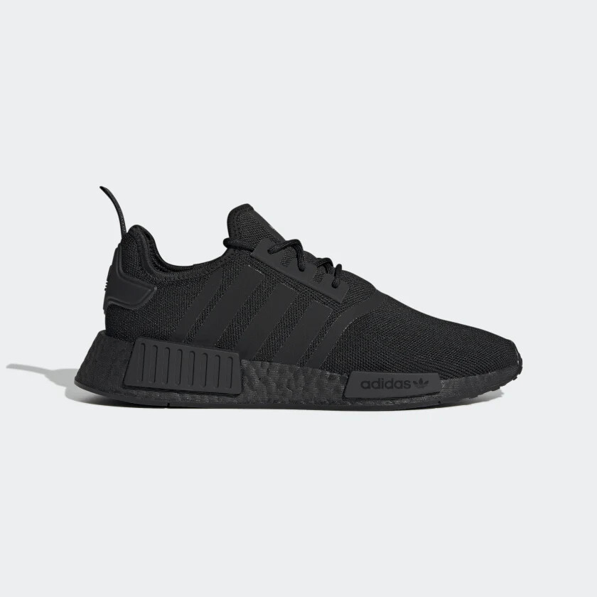 

Adidas Men NMD_R1 Primeblue Shoes Core Black / Core Black / Core Black GZ9256, Черный, adidas NMD R1