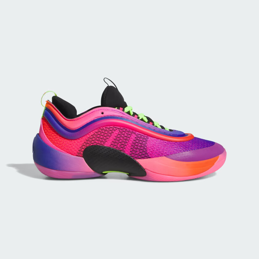 кроссовки adidas D.O.N ВЫПУСК №6 Camp JH8969 Purple Burst / Core Black / Lucid Lemon