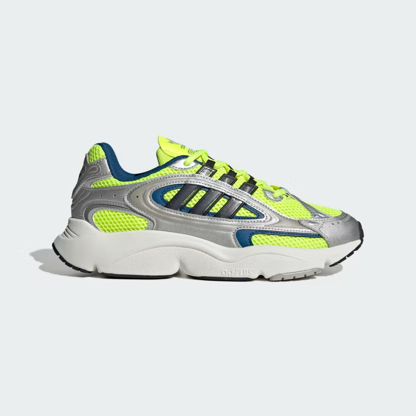 Мужские кроссовки adidas OZMILLEN Solar Yellow / Silver Metallic / Core Black IF4014