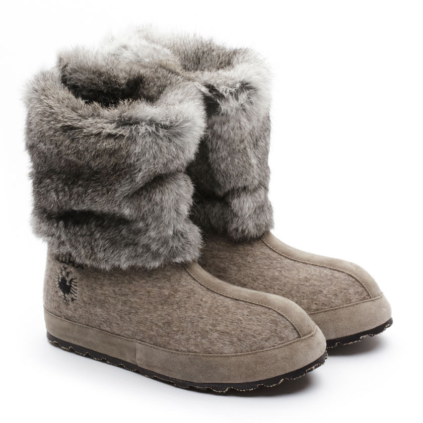 Pre-owned Zdar Nikita Low Natural Rabbit Fur Boots Size 6, 7, 8, 9, 10  Available Brand In Beige