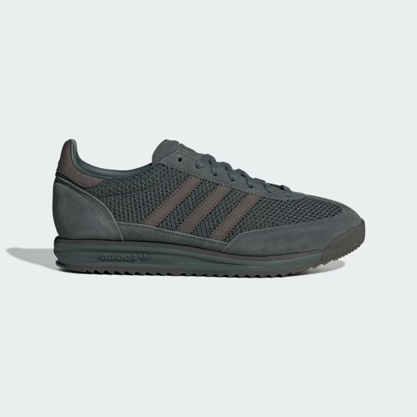 Mens adidas SL 72 RS JH5105 Legend Ivy / Shadow Olive / Gold Metallic