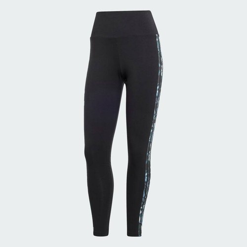 [II3192] Женские ЛЕГГИНСЫ Adidas 3 В ПОЛОСКУ С ЦВЕТОЧНЫМ РИСУНКОМ