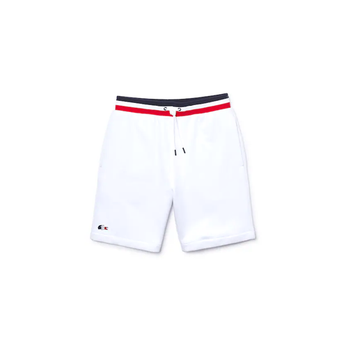 Спортивные флисовые шорты Lacoste White / Navy / Red Sport French Sporting Spirit Edition - 4 / M