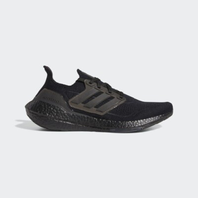 New Adidas Ultraboost 21 FY0306 Triple Black Running Sneakers Size 9.5