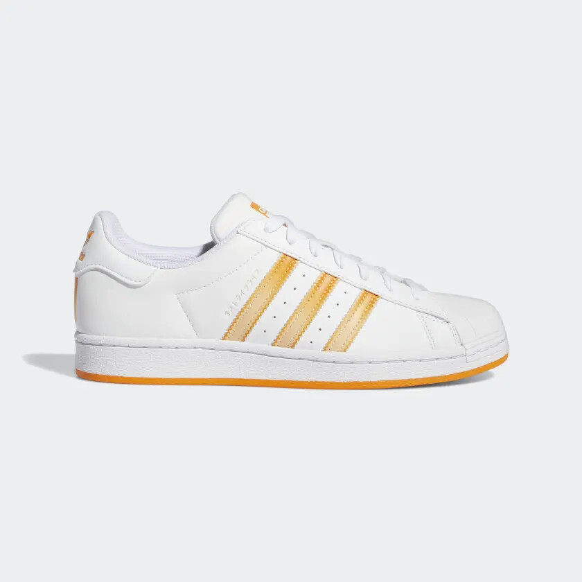 Мужские кроссовки adidas SUPERSTAR SHOES Cloud White / Orange Rush / Acid Orange HP5403