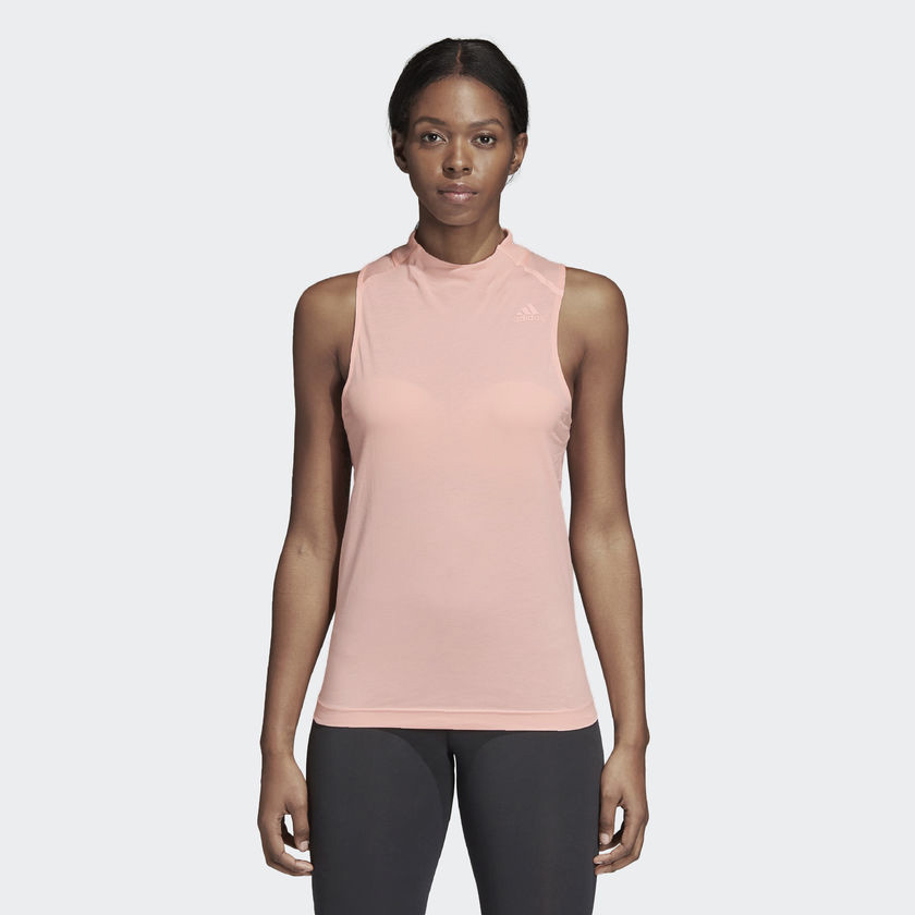 

Майка adidas Wmns Athletics ZNE Новая персиковая женская спортивная одежда CZ2745, Розовый