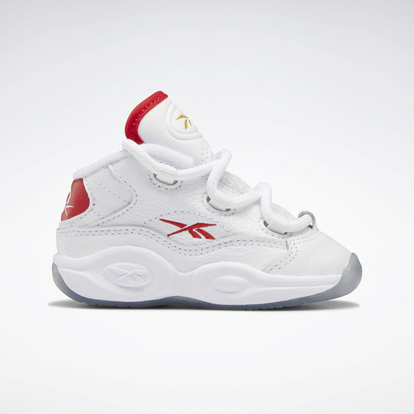 

Обувь Reebok Question Mid - Toddler Ftwr White / Vector Red / Ftwr White HP2959, Белый