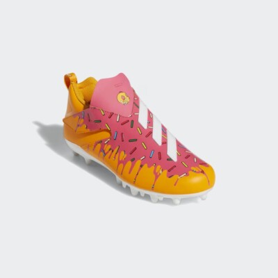 NEW! Adidas Simpsons X Freak Spark J Donut Orange Youth Football Cleats Size 4