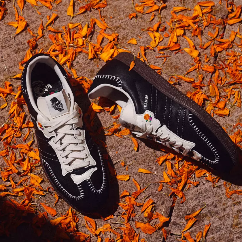 Adidas Originals Samba Dia De Los Muertos Core Blac Shoes