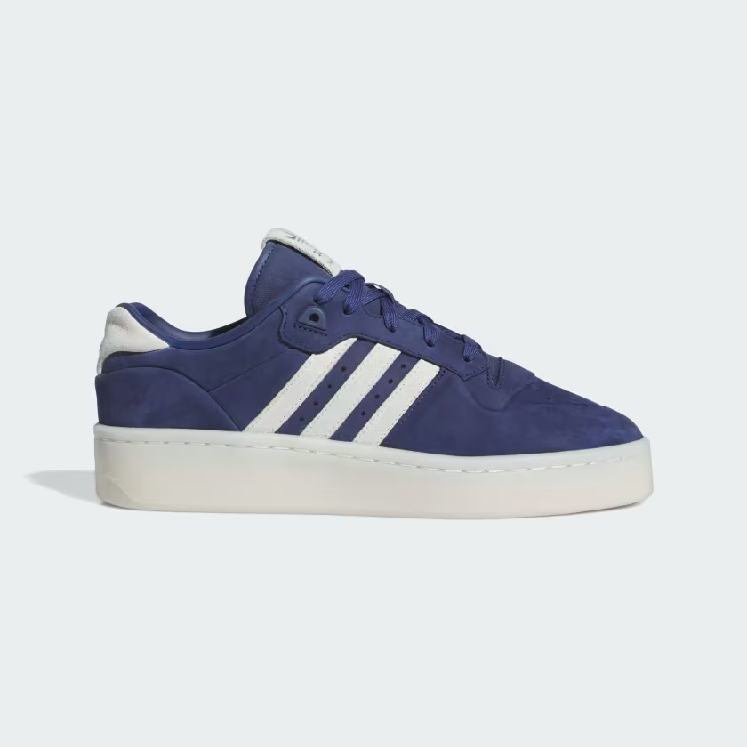 Мужские кроссовки adidas Rivalry Low Lux IH0254 Темно-синий / Слоновая кость / Ivory