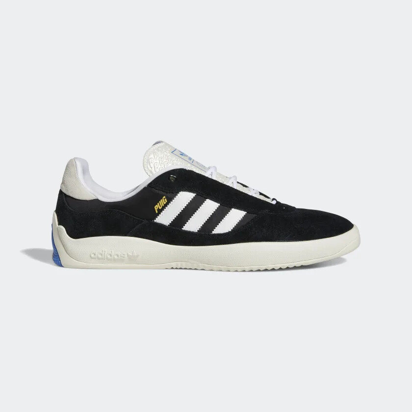 

МУЖСКИЕ КРОССОВКИ ADIDAS PUIG Core Black / Cloud White / Blue Bird Shoes GZ2227, Черный