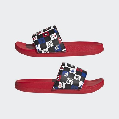 

adidas x Disney Шлепанцы Adilette Comfort с изображением Человека-паука для детей
