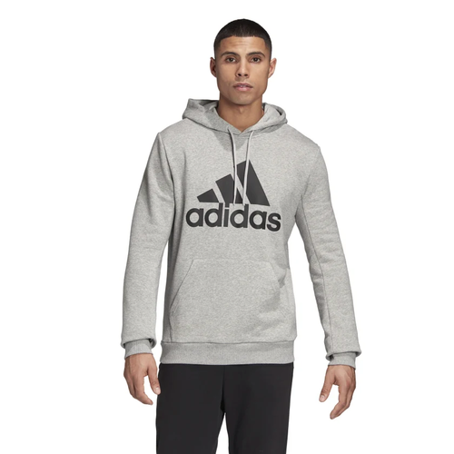 Мужская худи Adidas Medium Grey Heather Badge of Sport из ткани френч терри - S