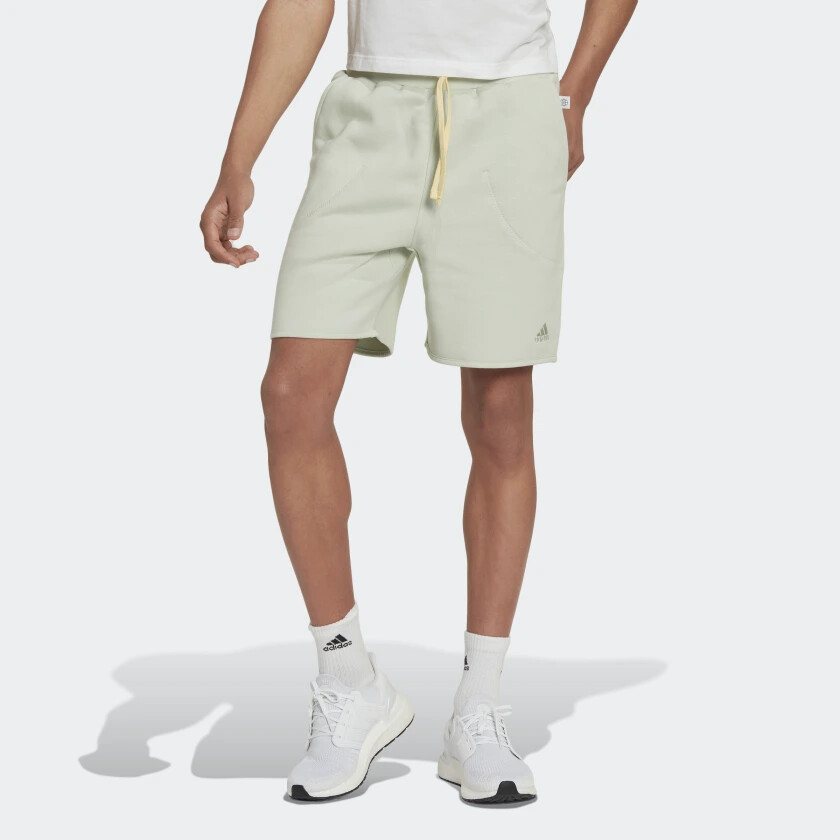

Мужские флисовые шорты Adidas Studio Lounge льняно-зеленые HK4583, Зеленый, Studio Lounge