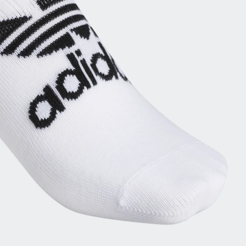adidas Originals Men's Classic Superlite No-Show Socks (6 Pairs) Large White