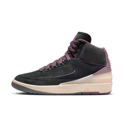 Air Jordan 2 Retro DX4400-005 Sneaker Women's US 7 Black Lifestyle Shoes BU413