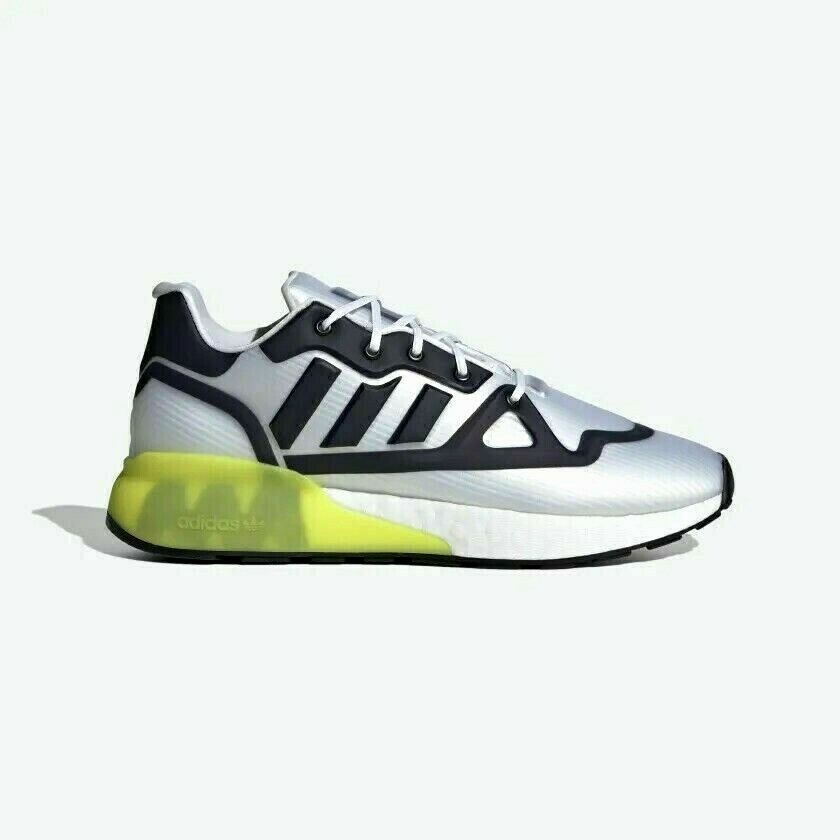 МУЖСКАЯ ОБУВЬ ADIDAS ORIGINALS ZX 2K BOOST FUTURESHELL Белый Черный Volt G55509 9.5