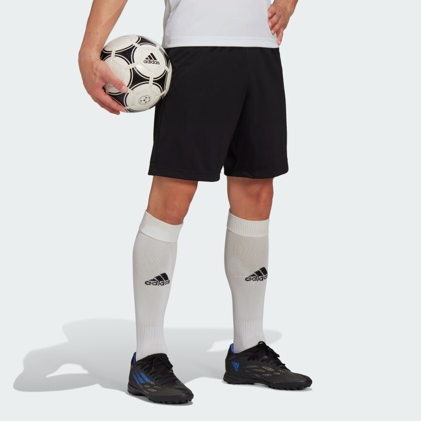 adidas Entrada 22 Mens Football Shorts Training Black Sports Teamwear Kit