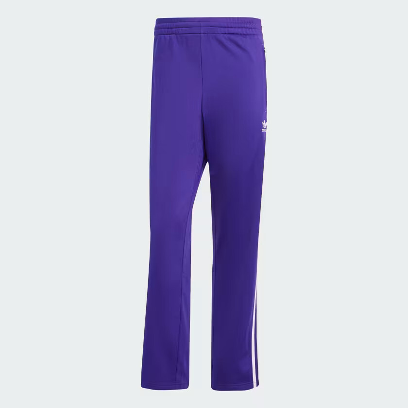 ■adidas■ wide pants purple IC5443 New Adidas Original Womens WIDE LEG PANTS IC5443 ASIAN FIT