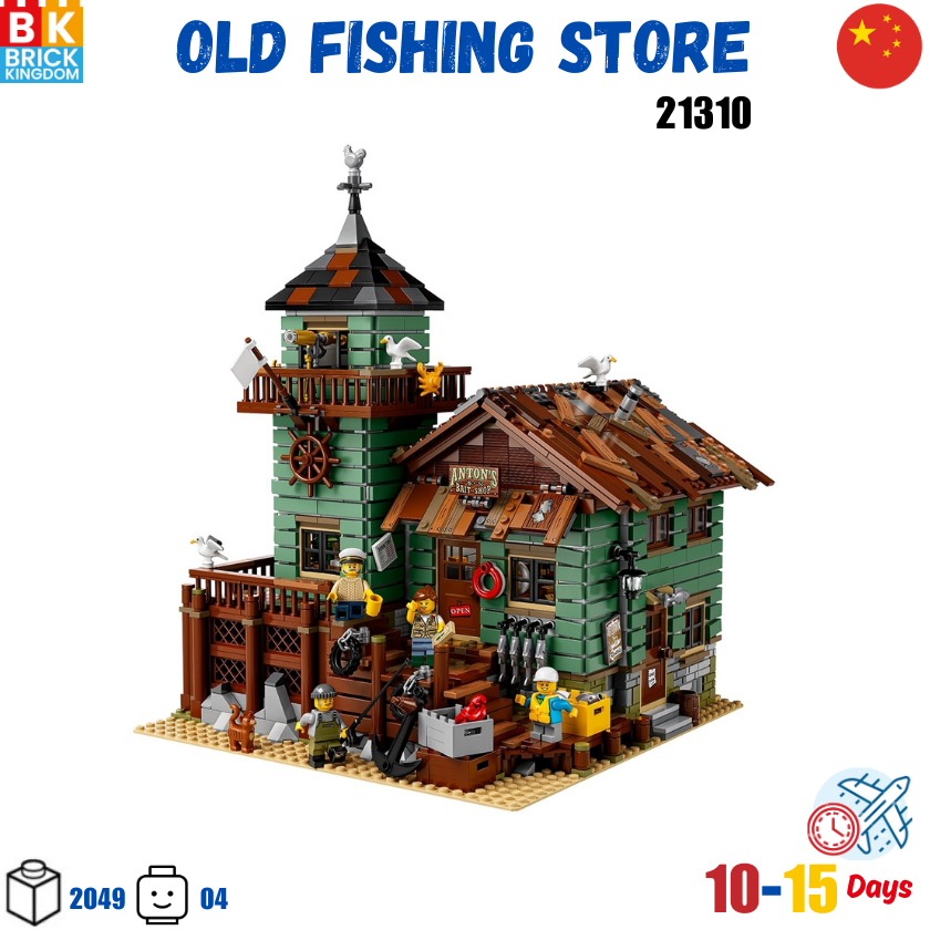 NEW DIY Old Fishing Store 21310 Building Blocks Toy Set Gift Blocks 2049pcs eBay