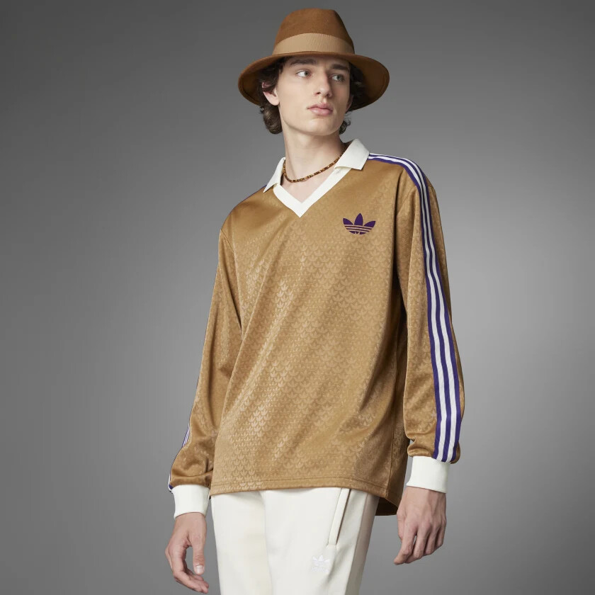 【adidas】AdicolorHeritageNowヴィンテージポロ新品4XL adidas Originals Men's Adicolor Heritage Now Vintage Long