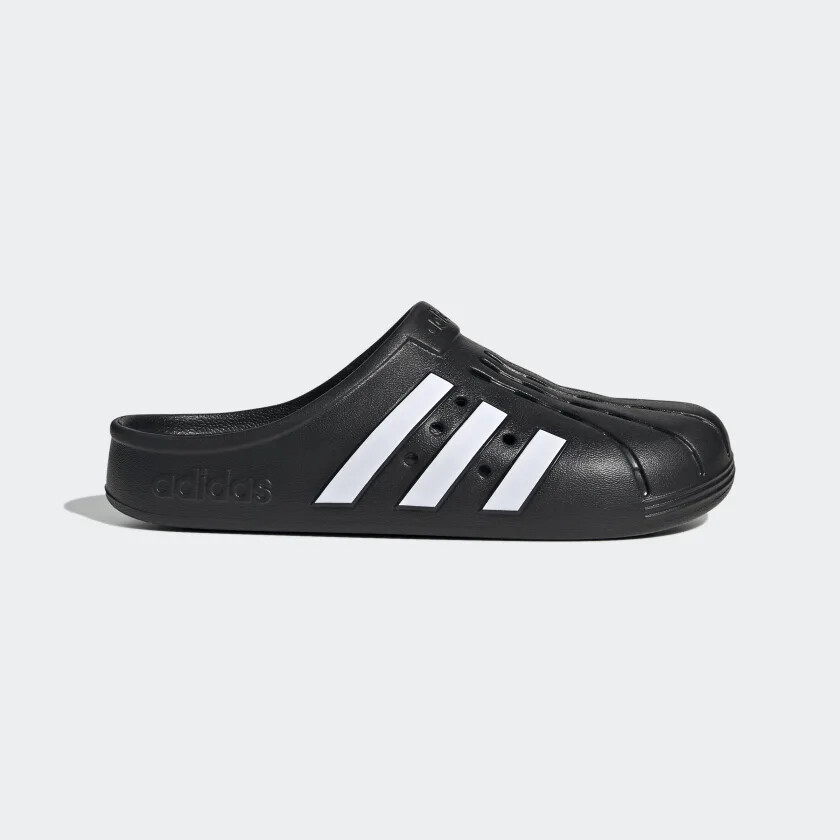 Сандалии мужские ADILETTE CLOGS Core Black / Cloud White Shoes Sandals GZ5886