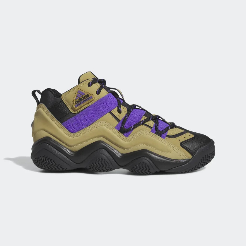 

Обувь adidas Originals TOP 10 2000 Khaki / Core Black / Purple Rush HQ9005, Коричневый, adidas Originals