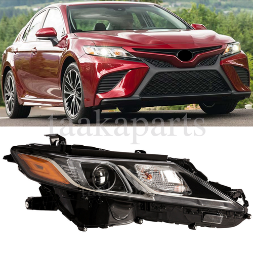 Headlight Right For 2018 2019 2020 Toyota Camry SE Passenger Side Headlamp