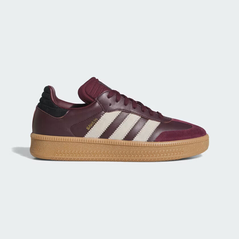 Мужские кроссовки adidas Samba XLG JQ2388 Темно-бордовый / Чудо-бежевый / Gum