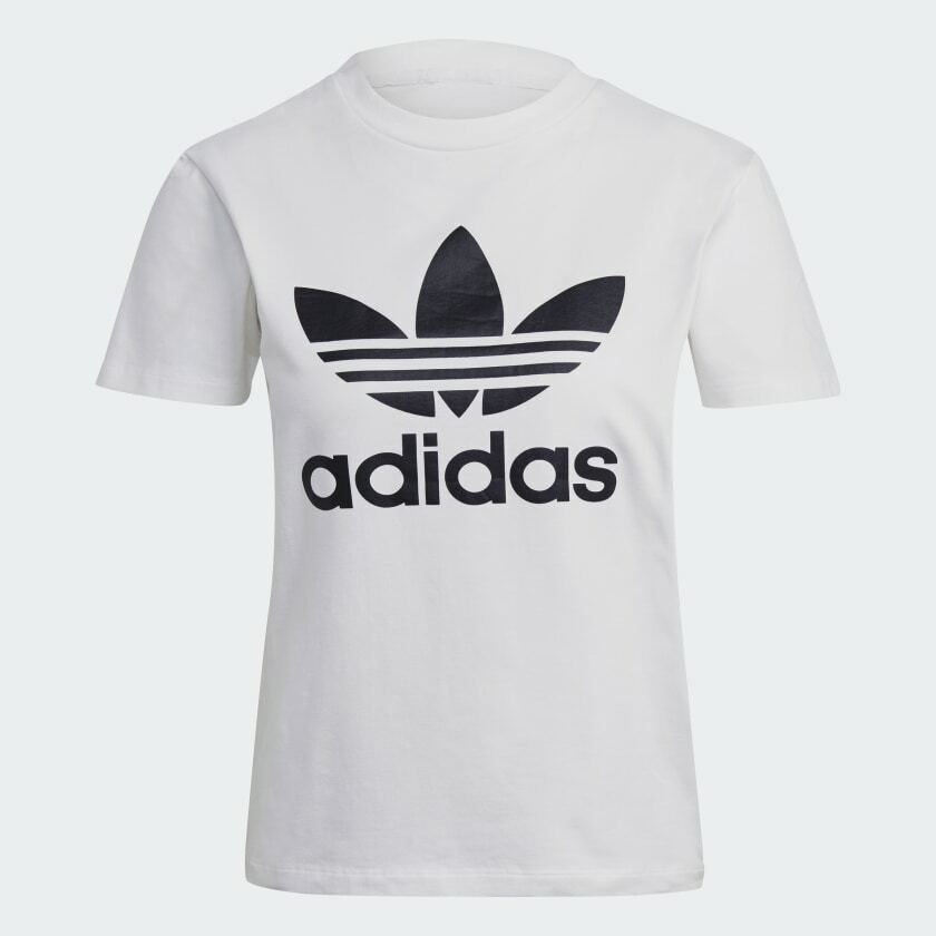 Женская футболка с трилистником Adidas Originals Adicolor Classics NEW AUTHENTIC WHT GN2899