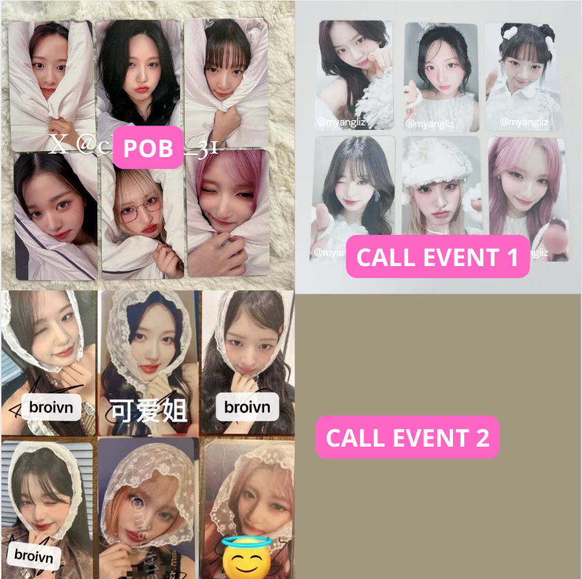 6pcs/set Kpop IVE EMPATHY Album Self Made MAKERSTAR