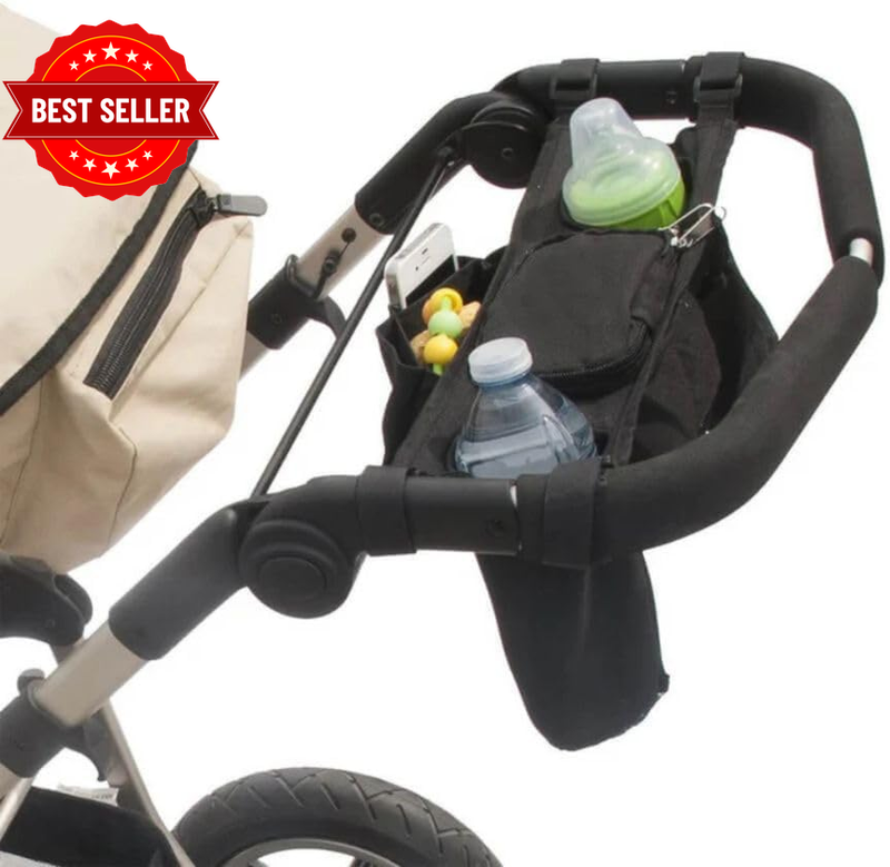 Pram Caddy, Universal Storage Organiser for Baby Essentials