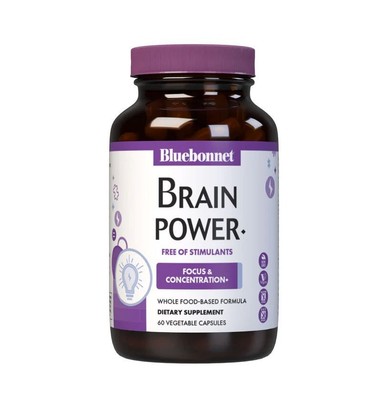 Bluebonnet Targeted Choice Brain Power 60 растительных капсул