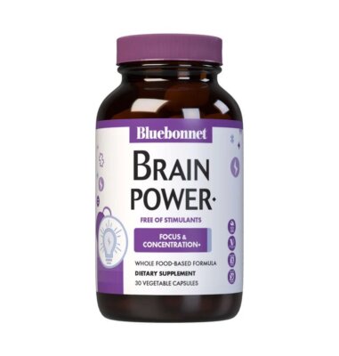 Вегетарианская капсула Bluebonnet Targeted Choice Brain Power 30