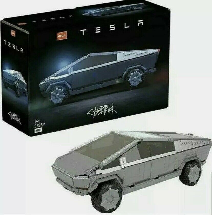 Tesla Cybertruck Building Set 3283 Pieces by Mattel