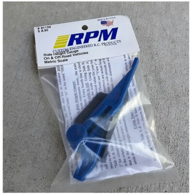 RC Car Truck Buggy RPM 81150 - Metric Ride Height Gauge