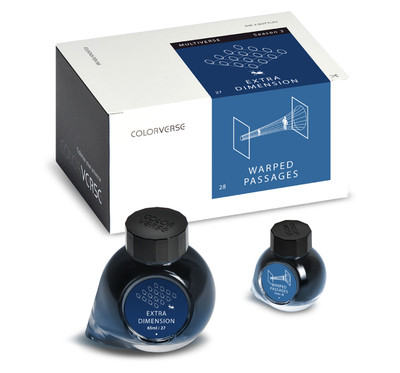 Colorverse Extra Dimension & Warped Passages Fountain Pen Ink Set- 65ml & 16ml